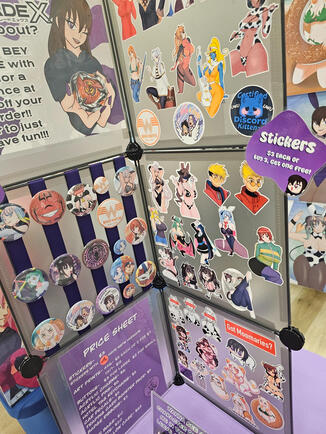 Stickers and Buttons